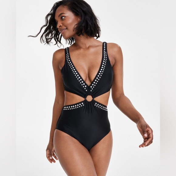 Bar III Other - 29. Bar Iii Women's Tell Me About It Stud One-Piece Swimsuit